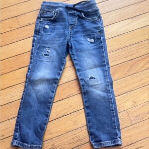 Cat & Jack Blue Distressed Kids Jeans